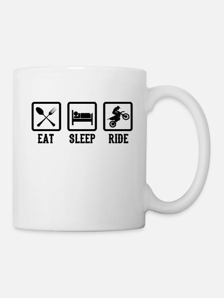 Moto - Mug blanc - blanc