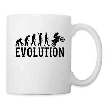 Motorrad - Tasse - Weiß - Rechts