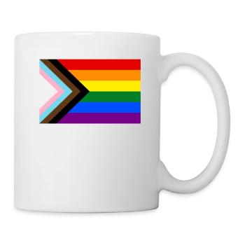 Pride Progress LGBT Transgender Queer - Tasse - Weiß - Rechts