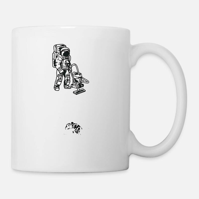 ASTRONAUT VACUUM CLEANER - Mug blanc - blanc