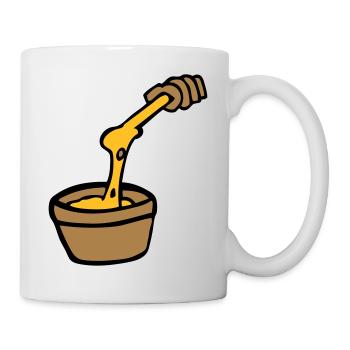 aligot fromage fondue cuisine française Cantal - Mug blanc - blanc - Droite