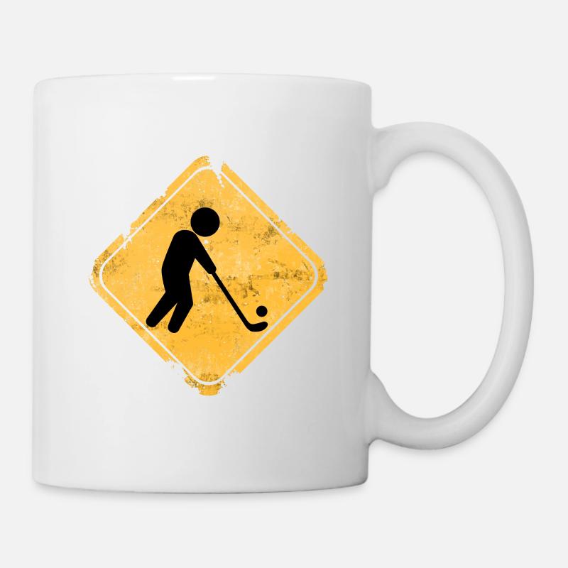 Golf Handica golfplatz golfschläger golfplatz Fore - Tasse - Weiß