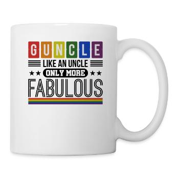 A gay uncle is cooler than normal uncle - Mug - white - Right