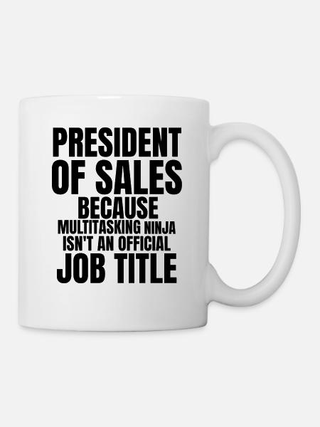Verkauf Präsident der Verkäufe - Tasse - Weiß
