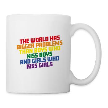 gay ou straight - funny gay shirt - LGBT - Mug blanc - blanc - Droite