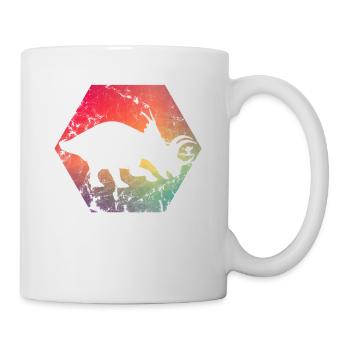 Dinosaurier - Tasse - Weiß - Rechts