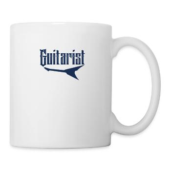 Guitare électrique - Mug blanc - blanc - Droite