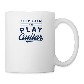 Guitare Guitare guitare guitare - Mug blanc - blanc - Droite
