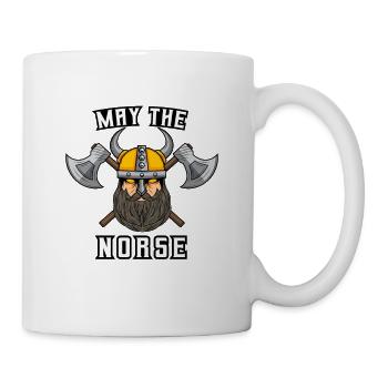 Viking Norse Mjolnir Odin Walhalla Nord Geschenk - Tasse - Weiß - Rechts