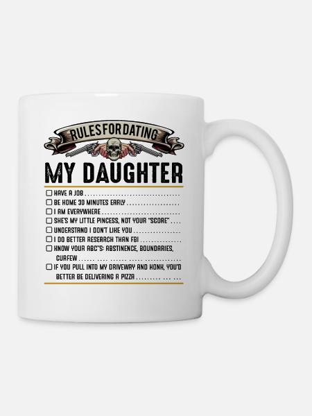 father and daughter - Mug - white