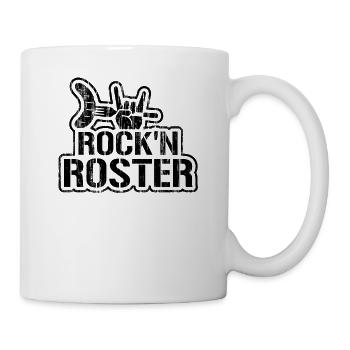 Sachsen BBQ Grill T-Shirt lustig | Rock n Roster - Tasse - Weiß - Rechts
