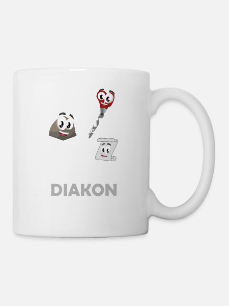 Nichts schlägt einen Diakon - Tasse - Weiß