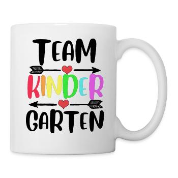 Kindergarten Team - Tasse - Weiß - Rechts