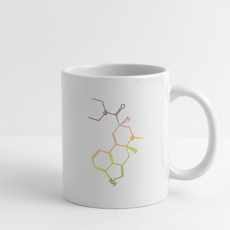 LSD structural formula molecule A. Hofmann Bicycle Day Mug