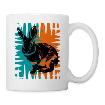 Rabbit - Tasse - Weiß - Rechts