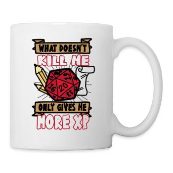 Ce qui ne me tue pas donne XP Fantasy RPG - Mug blanc - blanc - Droite
