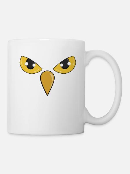 Eulenaugen - Tasse - Weiß
