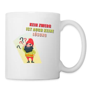 AUCUN NETTOYAGE N'EST AUSSI PAS DE SOLUTION - Mug blanc - blanc - Droite