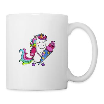 Unicorn School Bag Back to School School Enrolment Gift - Mug - white - Right
