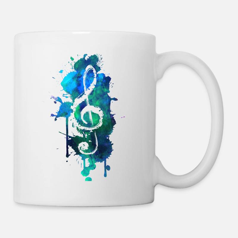 musical - Mug blanc - blanc
