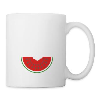 Cadeau de pastèque de grossesse - Mug blanc - blanc - Droite