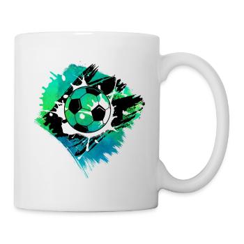Football - Tasse - Weiß - Rechts