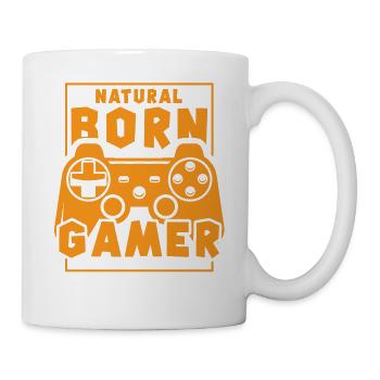 Natural Born Gamer - Tasse - Weiß - Rechts