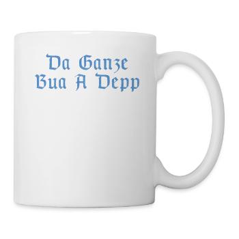 Bayern bayrisch Dialekt lustiger Spruch Geschenk - Tasse - Weiß - Rechts