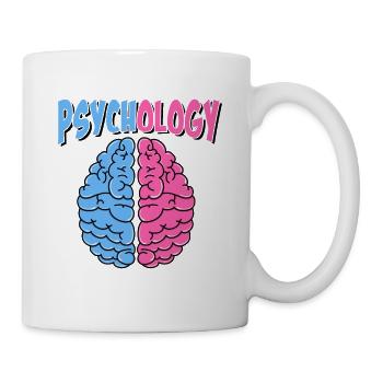 Psychology psychologist statement brain gift - Mug - white - Right