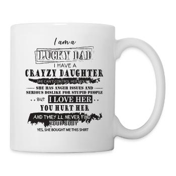 Vater Tochter - Tasse - Weiß - Rechts