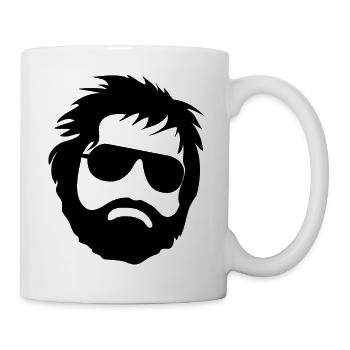 Alan Hangover Wolfpack - schwarz - Tasse - Weiß - Rechts