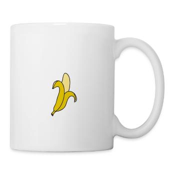 Banane - Tasse - Weiß - Rechts
