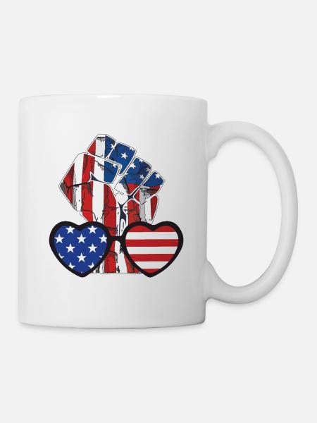 Amérique - Mug blanc - blanc