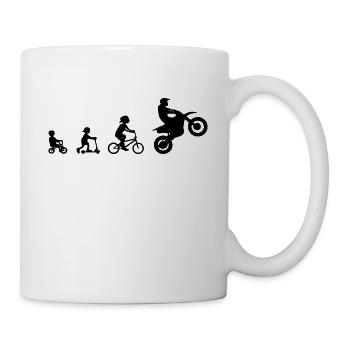 Evolution Enduro Cross Sumo Bike Motorcycle Biker - Mug - white - Right