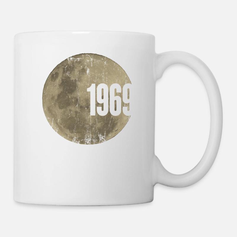 50e anniversaire Apollo 11, 1969 Moon Landing - Mug blanc - blanc