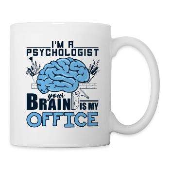 Psychology Funny sayings psychologist gift - Mug - white - Right