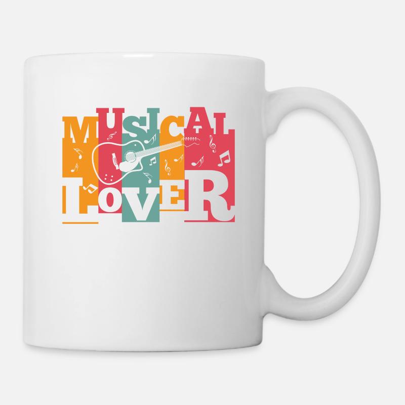 Musical Lover - Tasse - Weiß