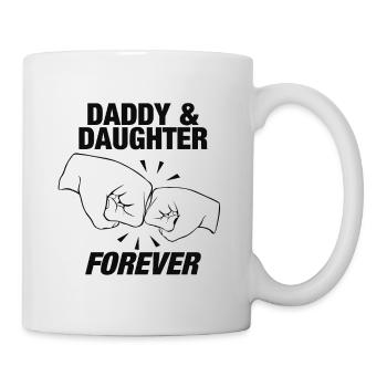Cadeau pour les pères. Cadeau pour les filles. équipe - Mug blanc - blanc - Droite
