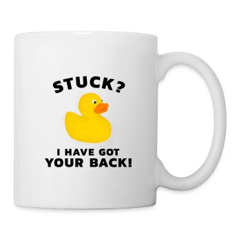 Programmer rubber duck - Mug - white - Right