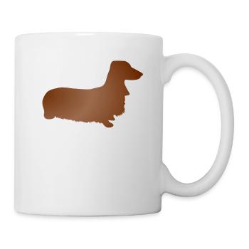 Dackel - Tasse - Weiß - Rechts