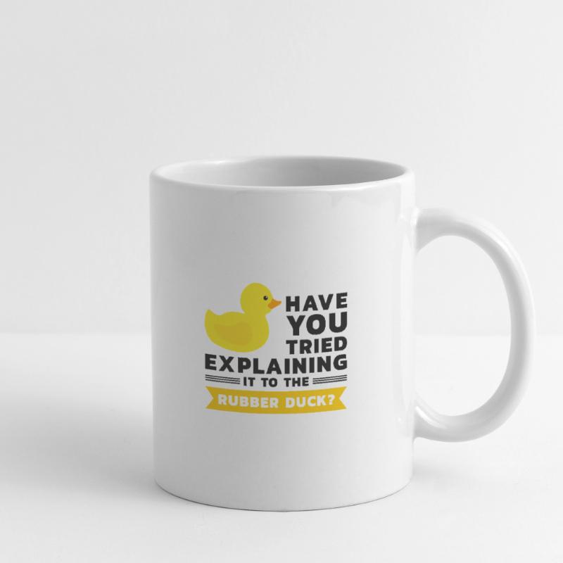 Programmierer Gummiente Debug Tasse