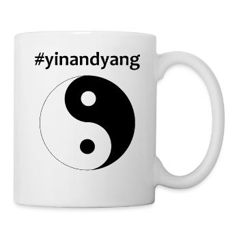 yin yang logo - Mug - white - Right