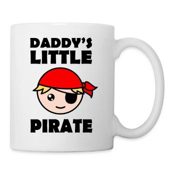 Le petit pirate de papa - Mug blanc - blanc - Droite