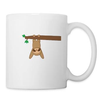 Sloth sloths - Sloth fan - Crazy - Mug - white - Right