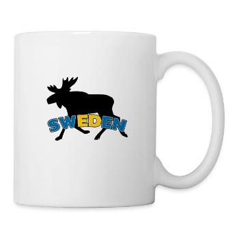 Schweden Elch - Tasse - Weiß - Rechts