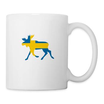 Schweden Elch - Tasse - Weiß - Rechts
