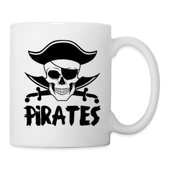 pirates - Mug blanc - blanc - Droite