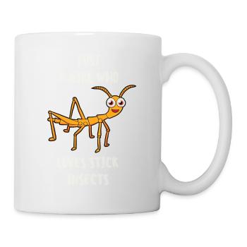 Juste une fille qui aime les insectes bâton insecte bâton - Mug blanc - blanc - Droite