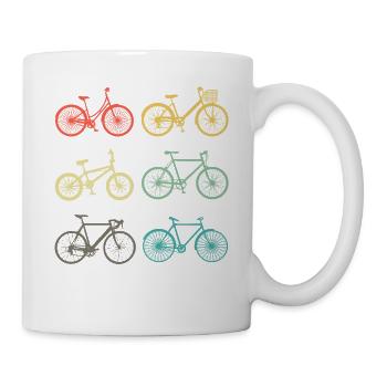 Vélo vintage - Mug blanc - blanc - Droite