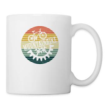 Mountain Bike Bicycle Sports Mountains Wheel Gift - Mug - white - Right